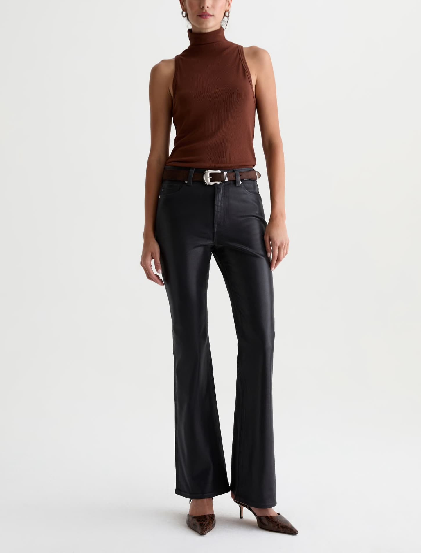 BOOT CUT COATED JEAN — alternate view