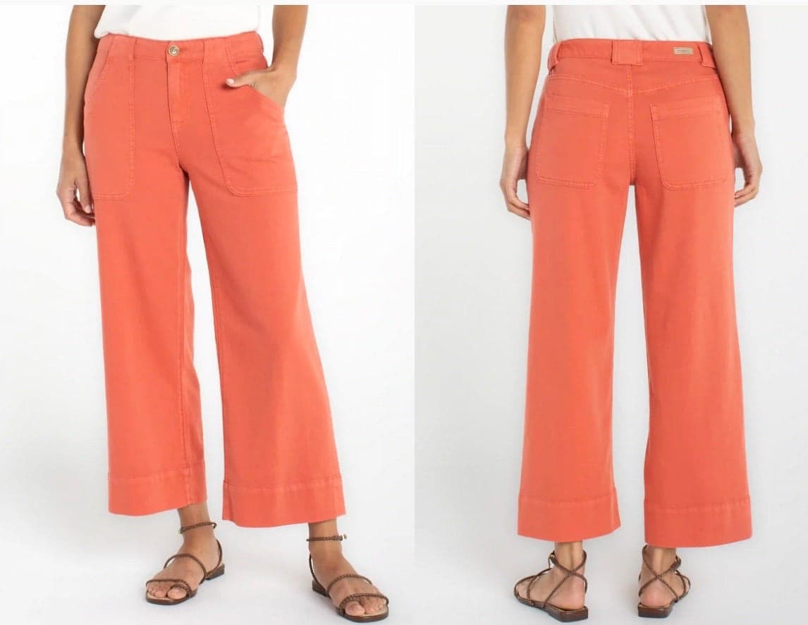 CROP WIDE LEG PANT — view 1