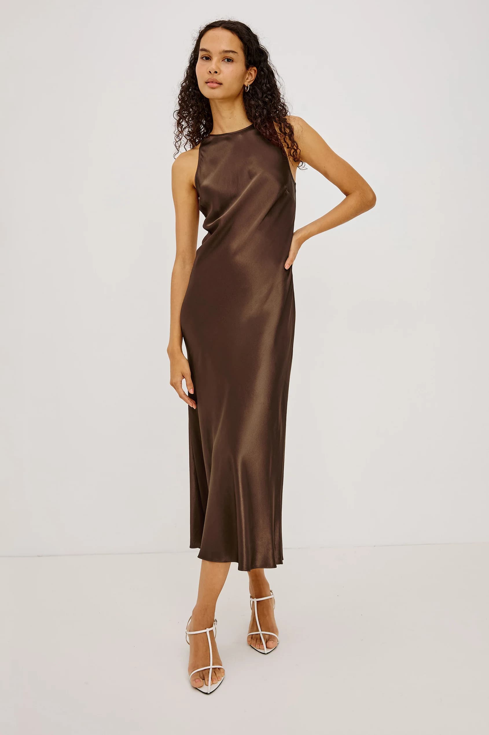 SATIN DRESS