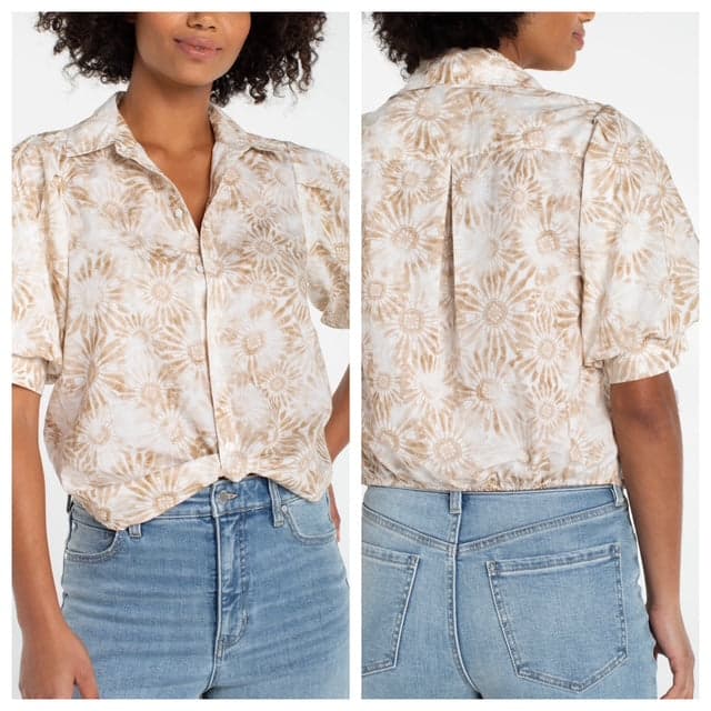 PUFF SLEEVE TOP